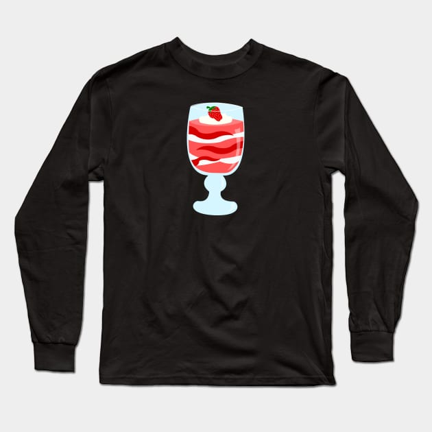 Strawberry Parfait Long Sleeve T-Shirt by traditionation